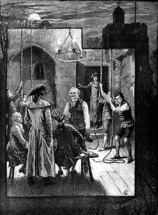 Framed Print : Christmas Bell-Ringers, drawn by F. Dadd, 1883. Creator: Eugene Froment Framed Print : Christmas Bell-Ringers, drawn by F. Dadd, 1883. Creator: Eugene Froment