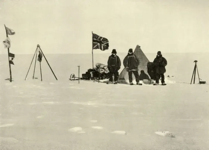 Framed Print : The Christmas Camp on the Plateau, December 1908, (1909). Artist: Ernest Shackleton Framed Print : The Christmas Camp on the Plateau, December 1908, (1909). Artist: Ernest Shackleton
