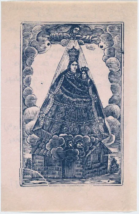 Framed Print : Christmas card from Jean Charlot. Creator: Anon Framed Print : Christmas card from Jean Charlot. Creator: Anon