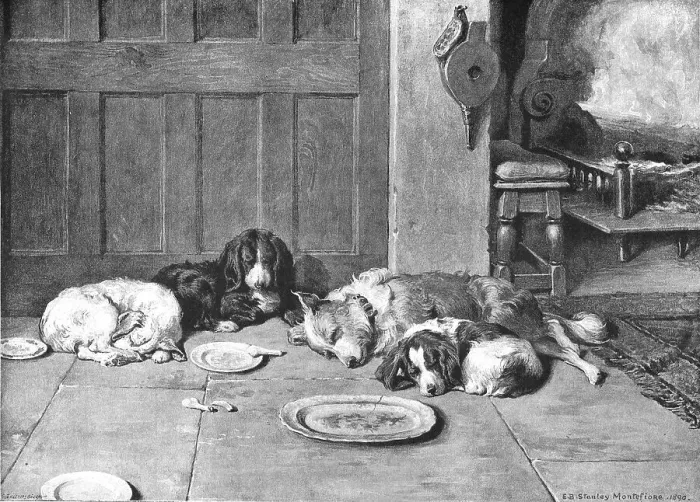 Framed Print : After the Christmas Dinner, 1890. Creator: Edward Brice Stanley Montefiore. After the Christmas Dinner, 1890. Creator: Edward Brice Stanley Montefiore Framed Print : After the Christmas Dinner, 1890. Creator: Edward Brice Stanley Montefiore. After the Christmas Dinner, 1890. Creator: Edward Brice Stanley Montefiore