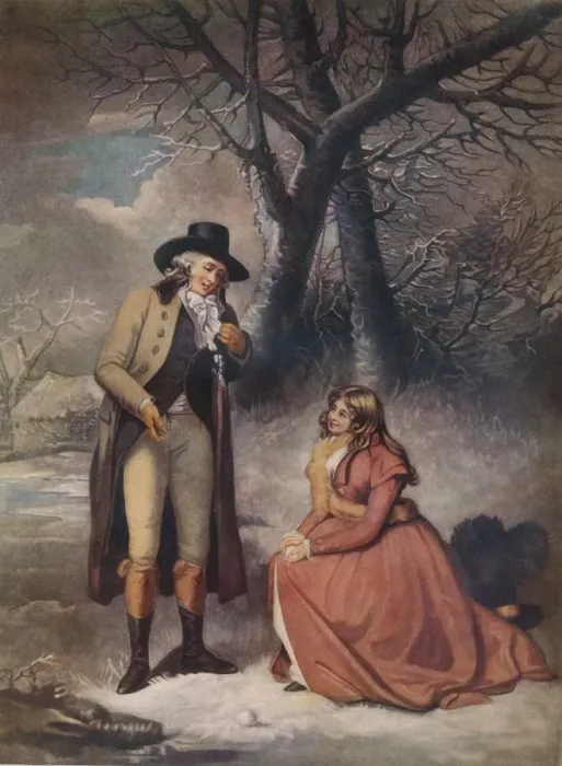 Framed Print : A Christmas Gambol, c18th century, (1919). Artist: John Raphael Smith Framed Print : A Christmas Gambol, c18th century, (1919). Artist: John Raphael Smith