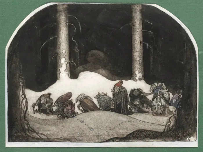 Framed Print : On Christmas Night, 1913 Framed Print : On Christmas Night, 1913