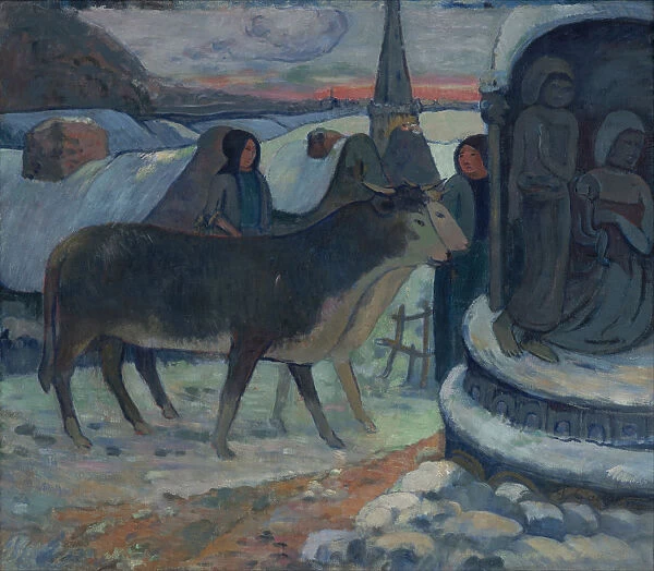 Christmas Night (The Blessing of the Oxen), 1902-1903. Artist: Gauguin, Paul Eugene Henri (1848-1903)