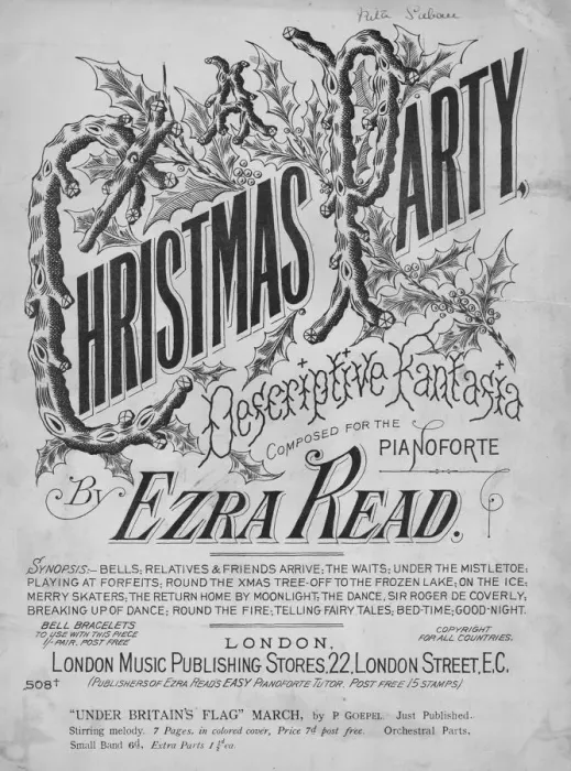 Framed Print : Christmas Party, c1909 Framed Print : Christmas Party, c1909