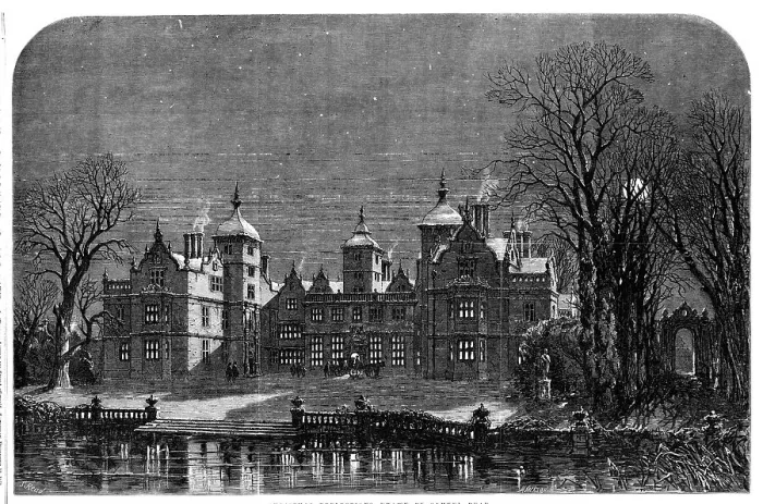 Framed Print : Christmas Reflections - drawn by Samuel Read, 1857. Creator: M. Jackson Framed Print : Christmas Reflections - drawn by Samuel Read, 1857. Creator: M. Jackson