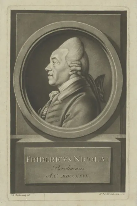 Framed Print : Christoph Friedrich Nicolai (1733-1811), 1780. Creator: Chodowiecki, Daniel Nikolaus (1726-1801) Framed Print : Christoph Friedrich Nicolai (1733-1811), 1780. Creator: Chodowiecki, Daniel Nikolaus (1726-1801)