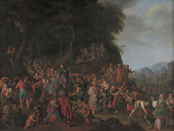 Christ's Entry into Jerusalem, 1655. Creator: Adriaen van Nieulandt