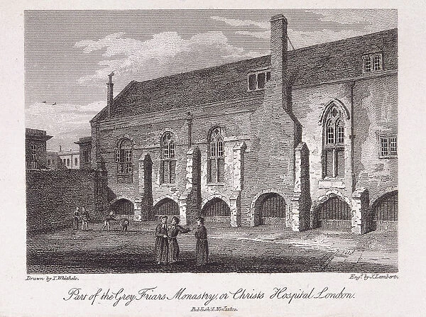 Christs Hospital, London, 1812. Artist: James Lambert