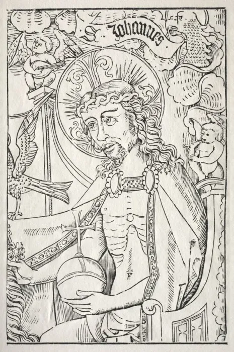Framed Print : Christus im Halbfigur, c. 1480. Creator: Unknown Framed Print : Christus im Halbfigur, c. 1480. Creator: Unknown