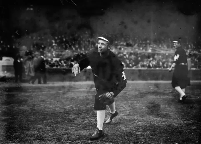 Framed Print : Christy Mathewson, New York, NL - World Series warm up (baseball), 1911. Creator: Bain News Service Framed Print : Christy Mathewson, New York, NL - World Series warm up (baseball), 1911. Creator: Bain News Service