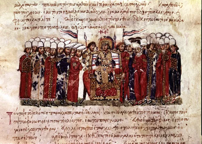 Framed Print : Chronicle of Ioannes ho Skylitzes. Miniature showing the punishment to the accomplices Framed Print : Chronicle of Ioannes ho Skylitzes. Miniature showing the punishment to the accomplices