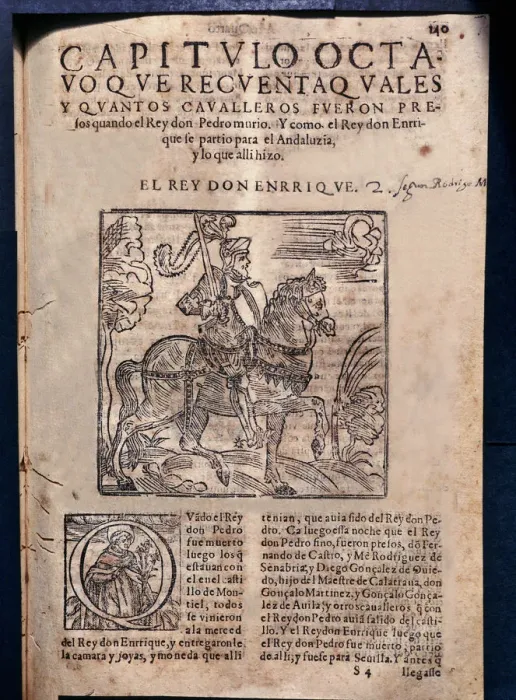 Framed Print : Chronicle of the Kings of Castile by Pedro Lopez de Ayala, the 8th chapter, beginning Framed Print : Chronicle of the Kings of Castile by Pedro Lopez de Ayala, the 8th chapter, beginning