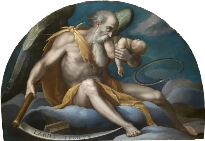 Framed Print : Chronos, 1582-1585. Creator: Butteri, Giovanni Maria (c. 1540-1606) Framed Print : Chronos, 1582-1585. Creator: Butteri, Giovanni Maria (c. 1540-1606)