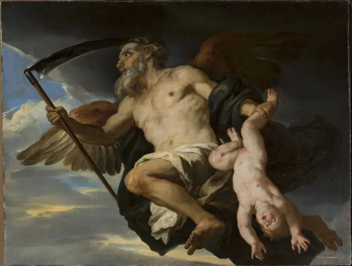 Framed Print : Chronos and his child, Second Quarter of the 17th cen Framed Print : Chronos and his child, Second Quarter of the 17th cen