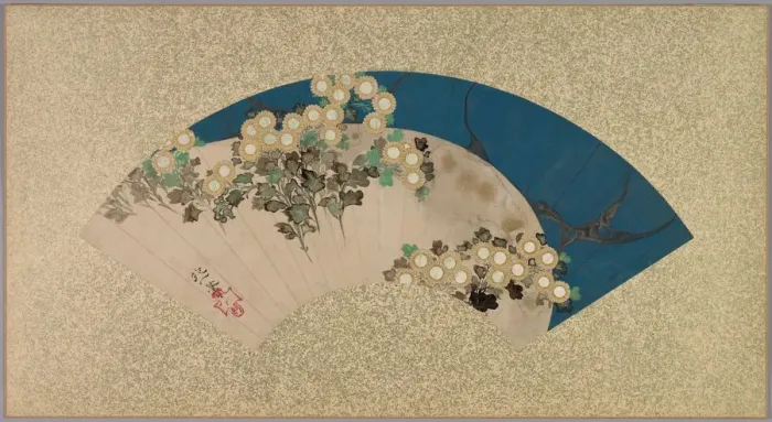 Framed Print : Chrysanthemums by the Water, 1761-1828. Creator: Sakai Hoitsu (Japanese, 1761-1828) Framed Print : Chrysanthemums by the Water, 1761-1828. Creator: Sakai Hoitsu (Japanese, 1761-1828)