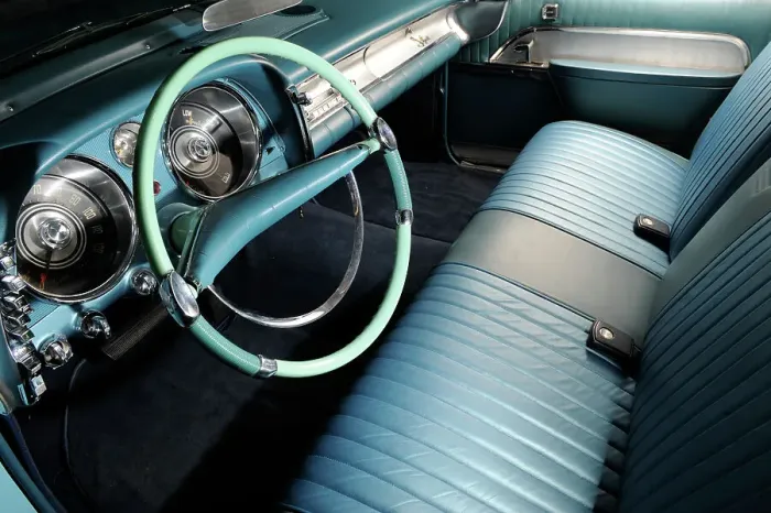 Framed Print : Chrysler Imperial 1957 ex Howard Hughes. Artist: Simon Clay Framed Print : Chrysler Imperial 1957 ex Howard Hughes. Artist: Simon Clay