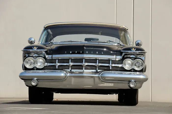 Framed Print : Chrysler Imperial convertible 1959. Artist: Simon Clay Framed Print : Chrysler Imperial convertible 1959. Artist: Simon Clay
