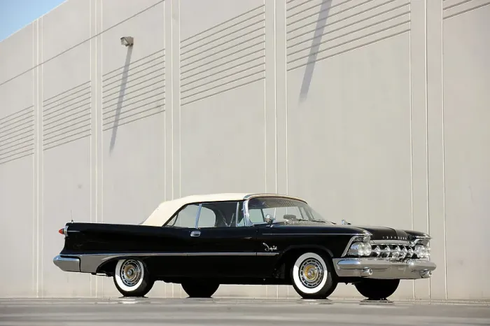 Framed Print : Chrysler Imperial convertible 1959. Artist: Simon Clay Framed Print : Chrysler Imperial convertible 1959. Artist: Simon Clay