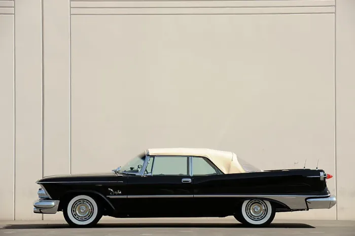 Framed Print : Chrysler Imperial convertible 1959. Artist: Simon Clay Framed Print : Chrysler Imperial convertible 1959. Artist: Simon Clay