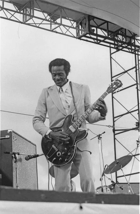 Framed Print : Chuck Berry, Capital Jazz, Alexandra Palace, London, 1979. Artist: Brian O Connor Framed Print : Chuck Berry, Capital Jazz, Alexandra Palace, London, 1979. Artist: Brian O Connor