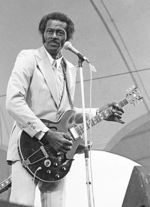 Framed Print : Chuck Berry, Capital Jazz, Alexandra Palace, London, 1979. Artist: Brian O Connor Framed Print : Chuck Berry, Capital Jazz, Alexandra Palace, London, 1979. Artist: Brian O Connor