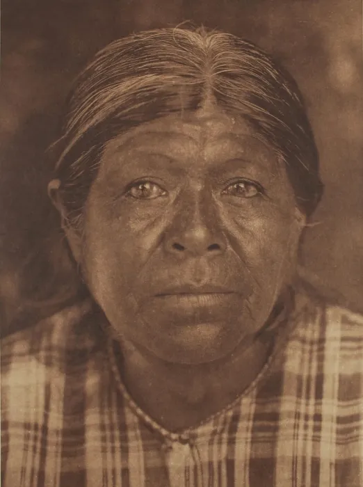 Framed Print : A Chukchansi Matron, 1924. Creator: Edward Sheriff Curtis Framed Print : A Chukchansi Matron, 1924. Creator: Edward Sheriff Curtis