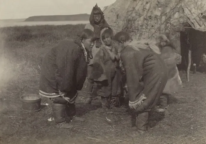 Framed Print : Chukchi Dance, 1889. Creator: Unknown Framed Print : Chukchi Dance, 1889. Creator: Unknown