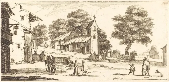 Framed Print : A Church, in or after 1635. Creator: Unknown