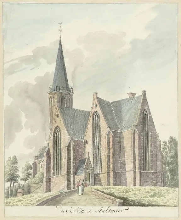 Framed Print : Church in Aalsmeer, 1776. Creator: Hendrik Tavenier Framed Print : Church in Aalsmeer, 1776. Creator: Hendrik Tavenier