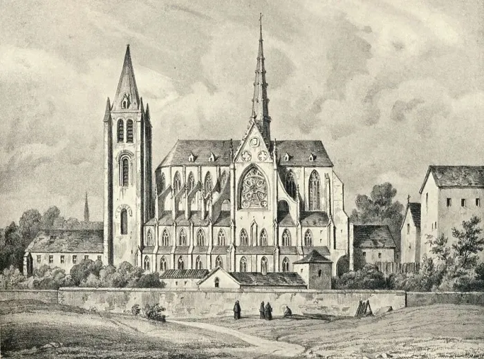 Framed Print : The Church and Part of the Abbey of St Victor, 1915 Framed Print : The Church and Part of the Abbey of St Victor, 1915