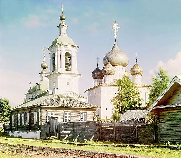 Church of the Assumption of the Mother of God [Belozersk, Russian Empire], 1909. Creator: Sergey Mikhaylovich Prokudin-Gorsky
