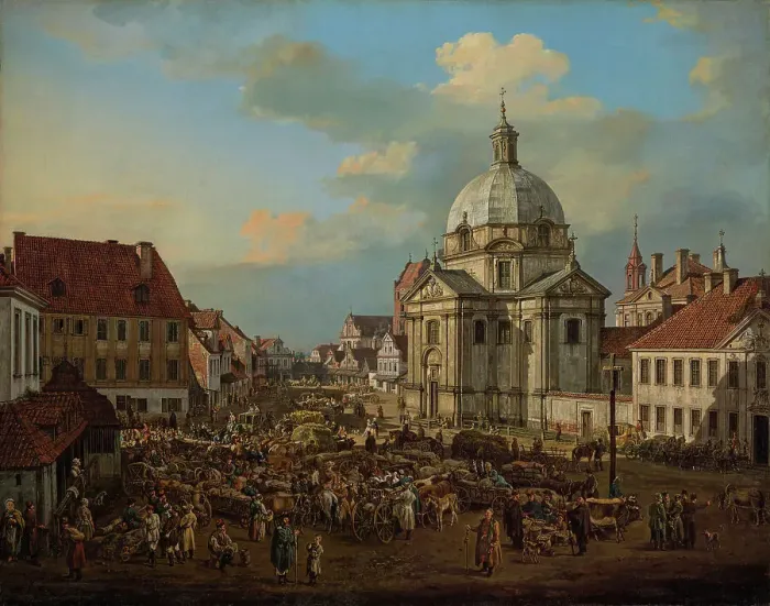 Framed Print : The Church of the Benedictine Nuns of Perpetual Adoration of the Blessed Sacrament, 1778. Creator: Bellotto, Bernardo (1720-1780) Framed Print : The Church of the Benedictine Nuns of Perpetual Adoration of the Blessed Sacrament, 1778. Creator: Bellotto, Bernardo (1720-1780)