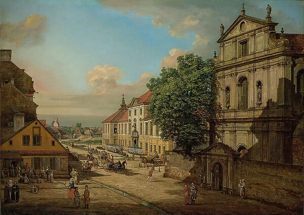Church of the Bridgettines and the Arsenal in Warsaw, 1778. Creator: Bellotto, Bernardo (1720-1780)