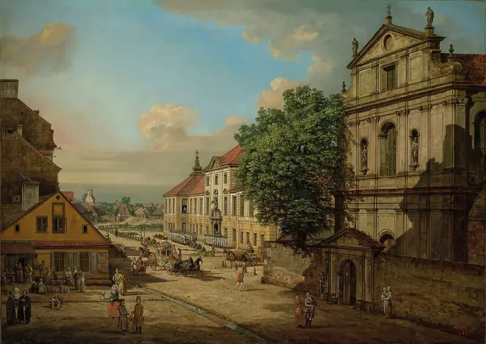 Framed Print : Church of the Bridgettines and the Arsenal in Warsaw, 1778. Creator: Bellotto, Bernardo (1720-1780) Framed Print : Church of the Bridgettines and the Arsenal in Warsaw, 1778. Creator: Bellotto, Bernardo (1720-1780)