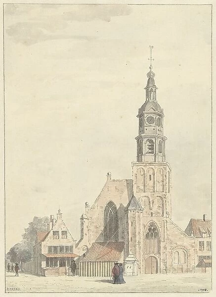 The church in Buren, 1728. Creator: Jan Ekels the Elder