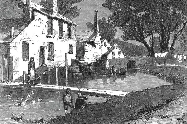 The Church Congress at Ryhl, North Wales and Views in the Neighbourhood; The Mill Stream... 1891. Creator: Unknown