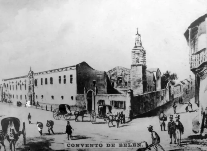 Framed Print : Church and convent of Belen, (1712-1718), 1920s Framed Print : Church and convent of Belen, (1712-1718), 1920s