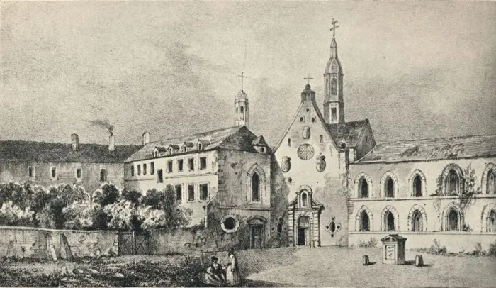 Framed Print : The Church and the Convent of the Petits Augustins, 1915 Framed Print : The Church and the Convent of the Petits Augustins, 1915