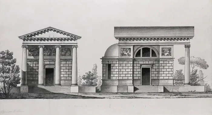 Framed Print : Church Design for the Tutomlin Family. Artist: Quarenghi, Giacomo Antonio Domenico (1744-1817) Framed Print : Church Design for the Tutomlin Family. Artist: Quarenghi, Giacomo Antonio Domenico (1744-1817)