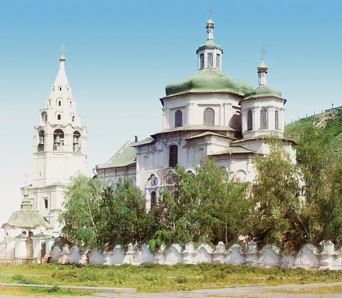 Framed Print : Church of the Holy Mother of God, in Tobolsk (300 years old), 1912. Creator: Sergey Mikhaylovich Prokudin-Gorsky Framed Print : Church of the Holy Mother of God, in Tobolsk (300 years old), 1912. Creator: Sergey Mikhaylovich Prokudin-Gorsky
