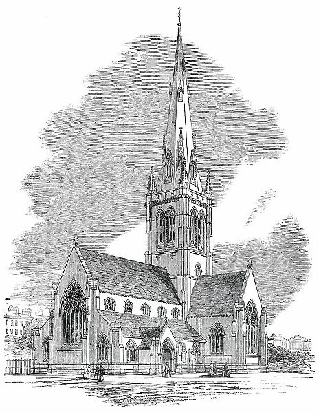 Church of the Holy Trinity, Building at Westminster, 1850. Creator: Unknown