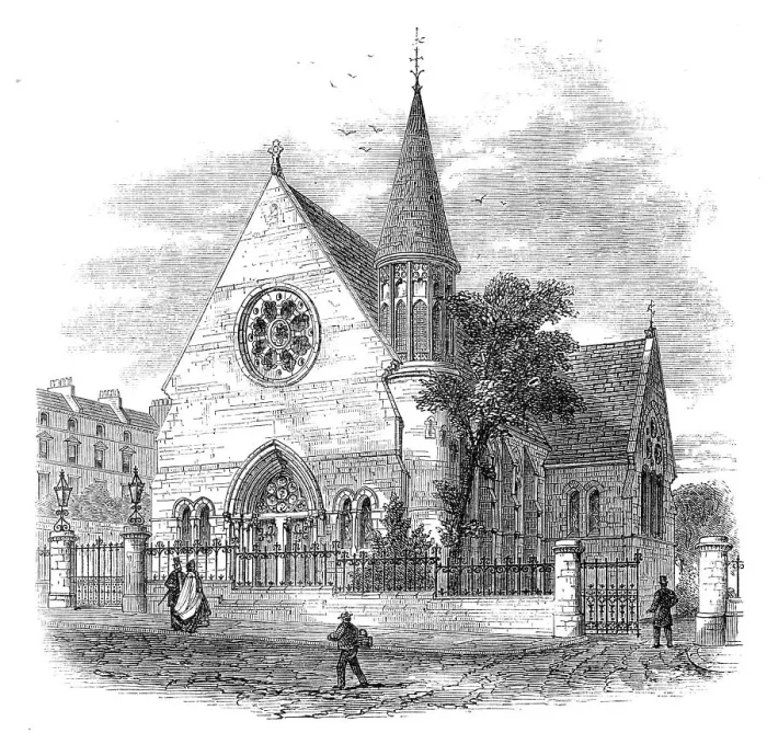 Framed Print : The Church of the Holy Trinity, Lee, Kent, 1864 Framed Print : The Church of the Holy Trinity, Lee, Kent, 1864