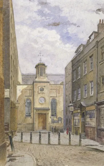 Framed Print : Church of the Holy Trinity, Minories, London, c1881. Artist: John Crowther Framed Print : Church of the Holy Trinity, Minories, London, c1881. Artist: John Crowther