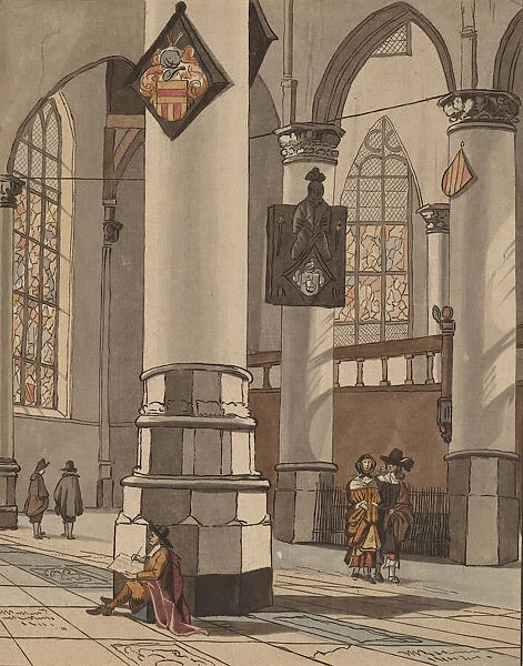 Church Interior, 1774. Creator: Bernhard Schreuder