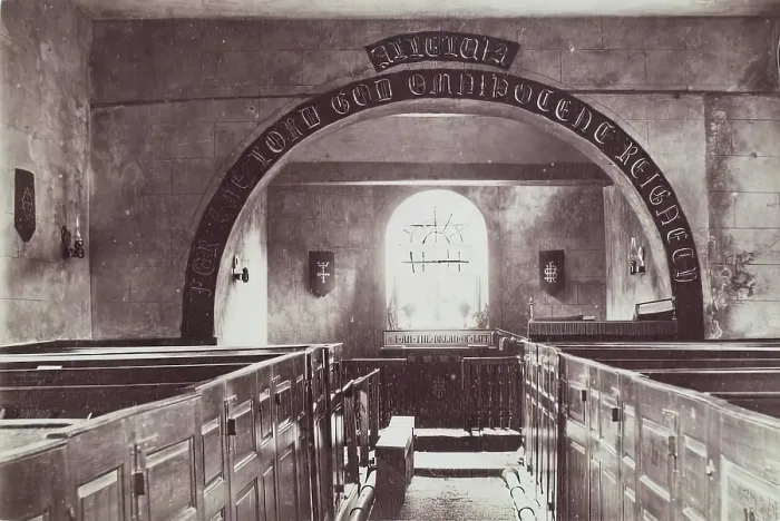 Framed Print : Church Interior, from an album compiled by Sir John Everett Millais. Creator: Unknown Framed Print : Church Interior, from an album compiled by Sir John Everett Millais. Creator: Unknown