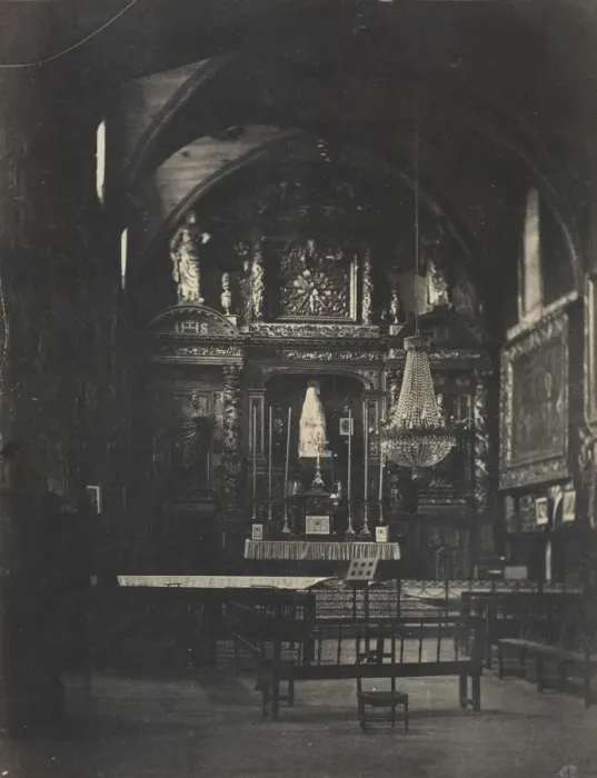 Framed Print : Church Interior, c. 1855. Creator: Farnham Maxwell Lyte (British, 1828-1906) Framed Print : Church Interior, c. 1855. Creator: Farnham Maxwell Lyte (British, 1828-1906)