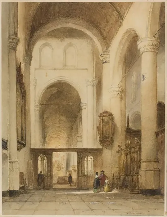 Framed Print : Church Interior, n.d. Creator: Johannes Bosboom Framed Print : Church Interior, n.d. Creator: Johannes Bosboom