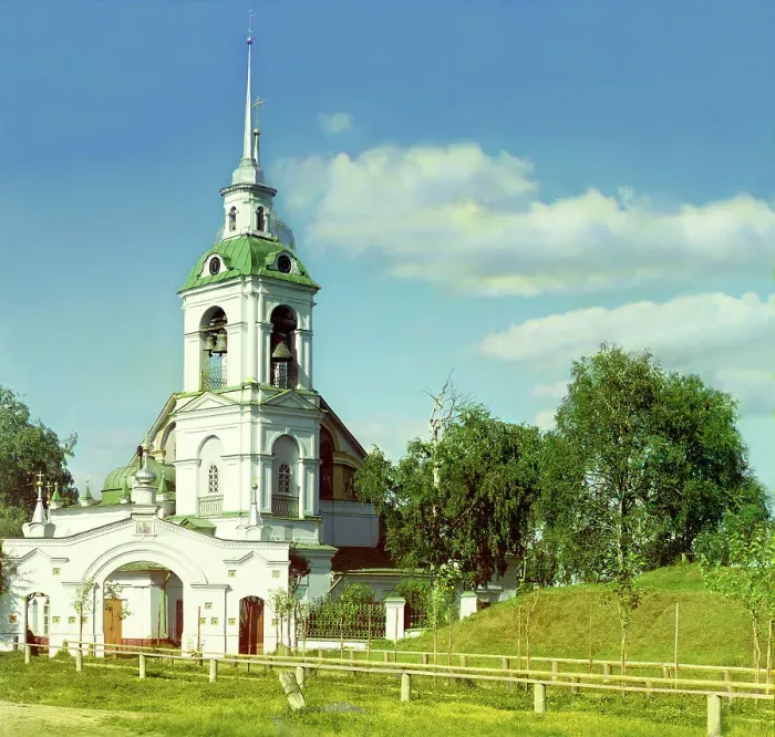 Framed Print : Church of Isidor the Blessed (Ascension), Rostov Velikii, 1911. Creator: Sergey Mikhaylovich Prokudin-Gorsky Framed Print : Church of Isidor the Blessed (Ascension), Rostov Velikii, 1911. Creator: Sergey Mikhaylovich Prokudin-Gorsky