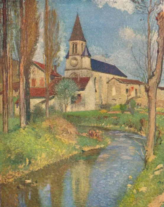 Framed Print : The Church of La Bastide, c1915. Artist: Henri Jean Guillaume Martin Framed Print : The Church of La Bastide, c1915. Artist: Henri Jean Guillaume Martin