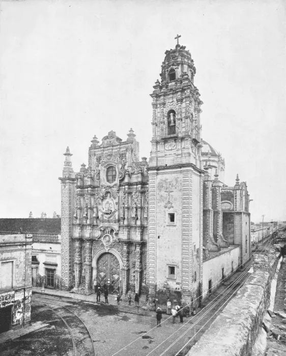 Framed Print : Church of La Santisima, Mexico City, Mexico, c1900. Creator: Unknown Framed Print : Church of La Santisima, Mexico City, Mexico, c1900. Creator: Unknown